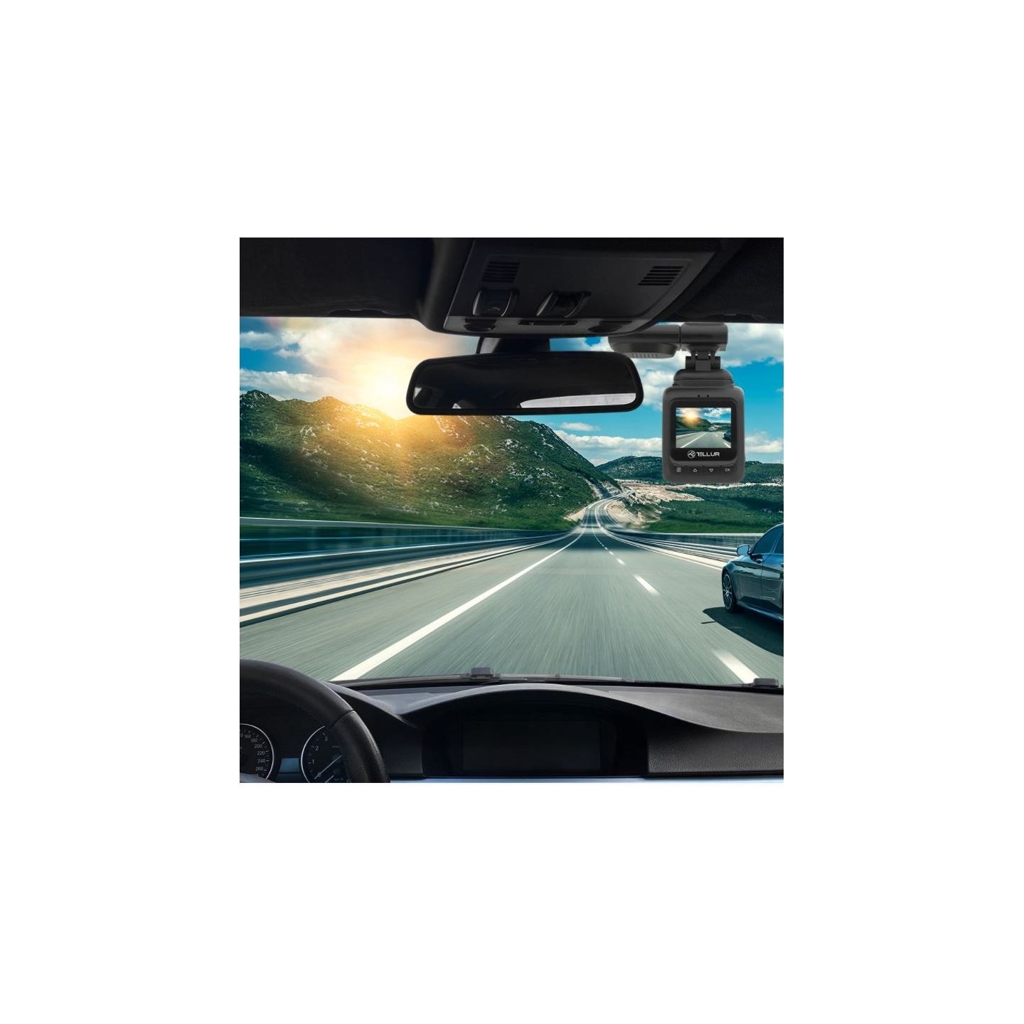 Tellur Dash Patrol DC2 FullHD 1080P, GPS Black