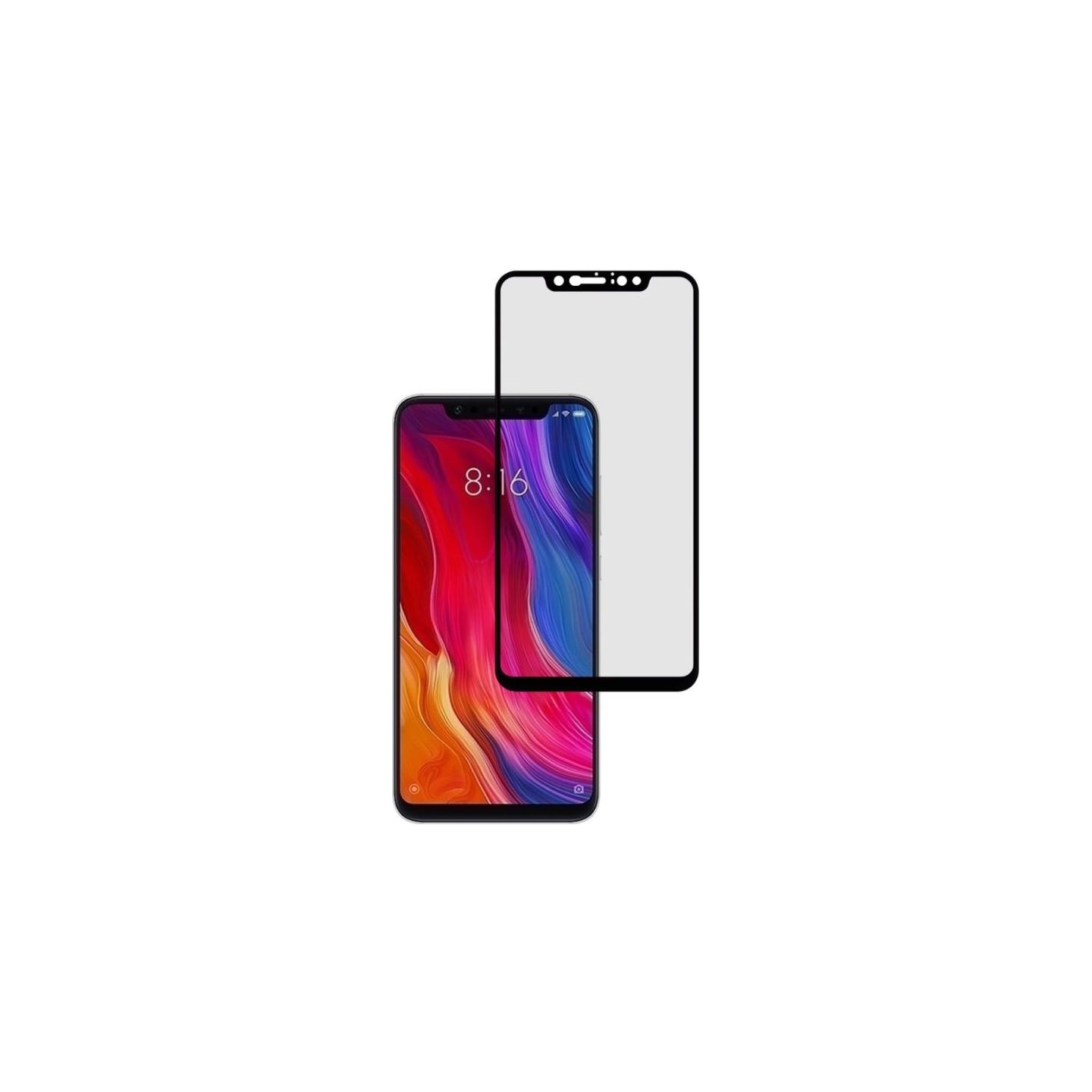 Tellur Tempered Glass 2.5D Full Glue for Xiaomi Mi 8 PRO black