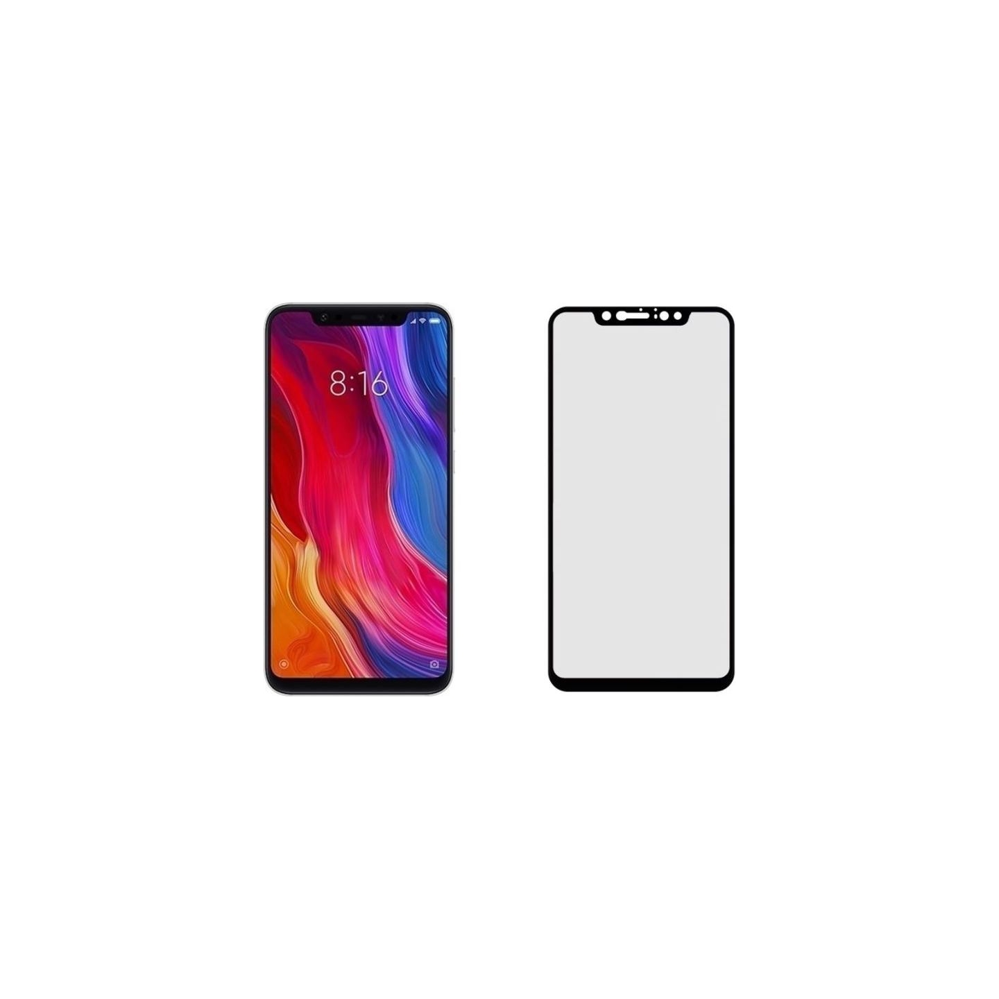 Tellur Tempered Glass 2.5D Full Glue for Xiaomi Mi 8 PRO black