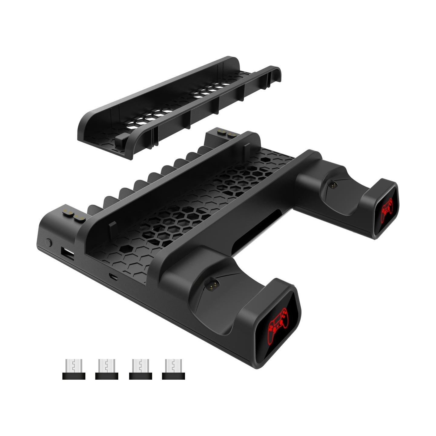 White Shark PS4-19076 Cutman PS4 Cooling pad + 2 Charging Dock