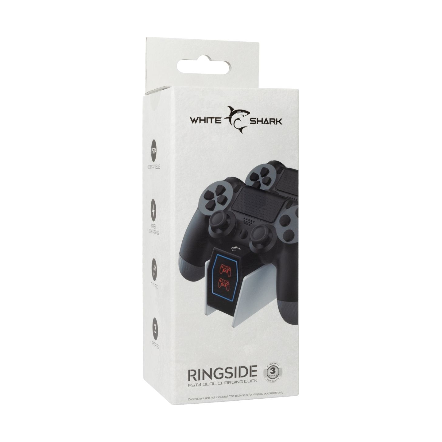 White Shark PS4-0417 Ringside PS4 Dual Charging Dock