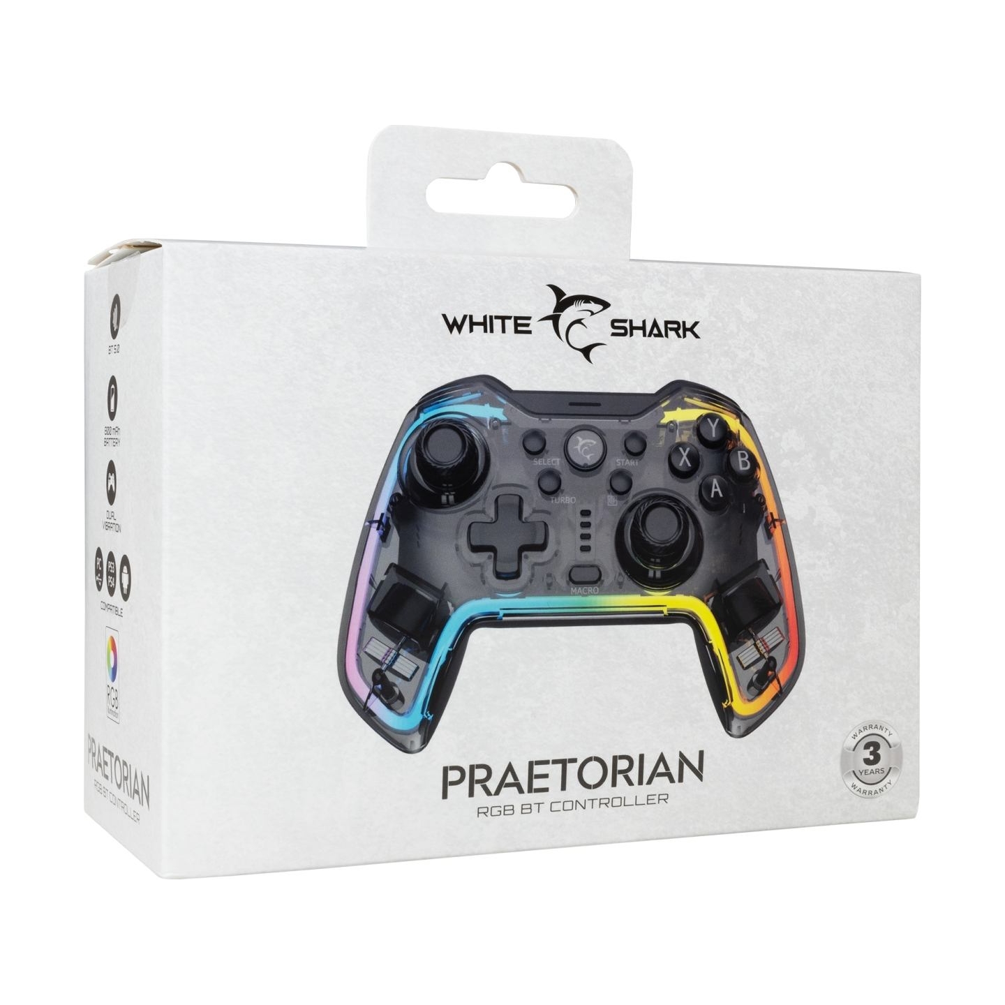 White Shark GPW-8040 Praetorian RGB BT Controller
