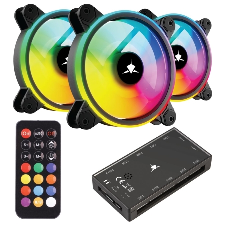White Shark GCF-S028-004 Nebula-2 Black ARGB Kit