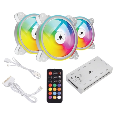 White Shark GCF-S028-005 Nebula-2 White ARGB Kit