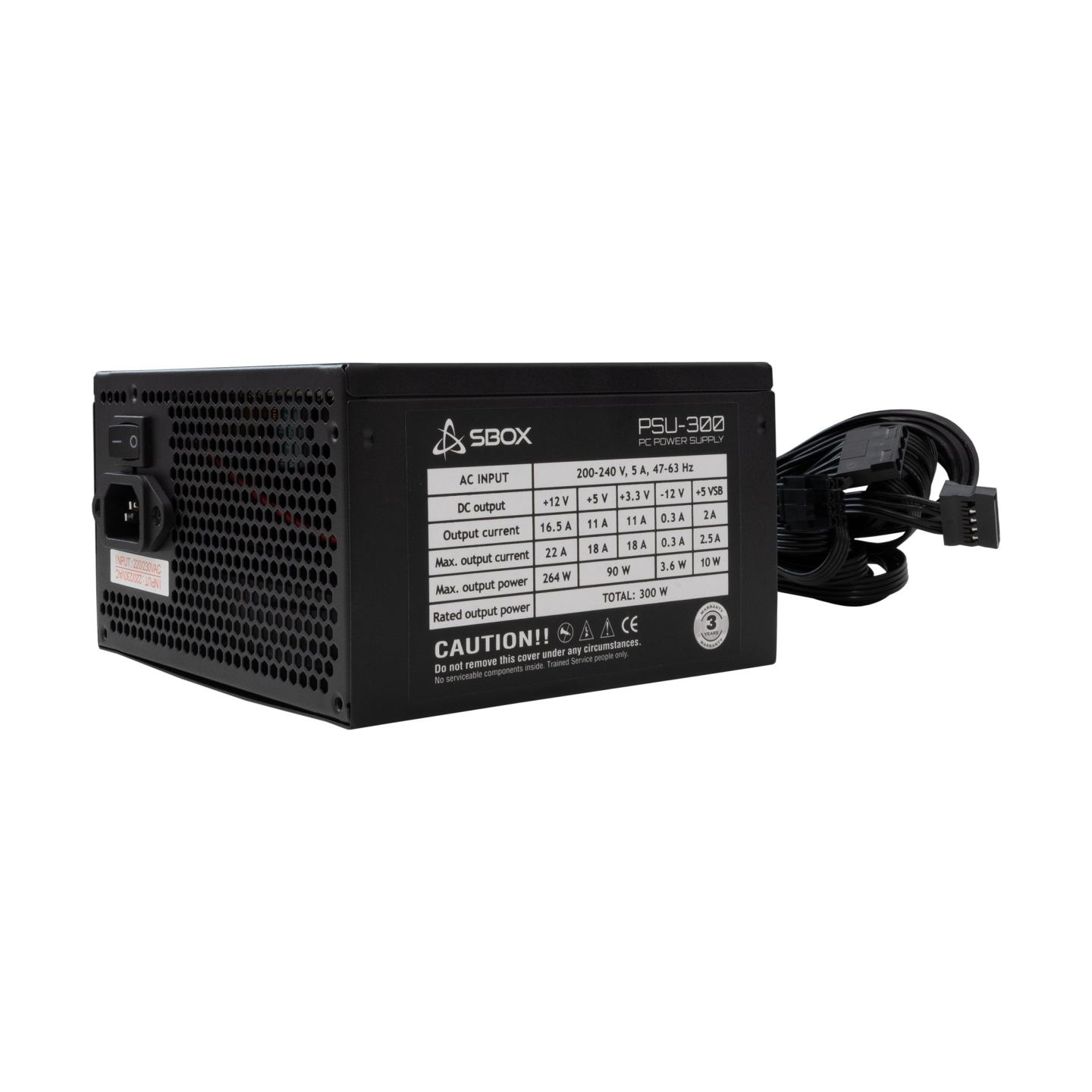 Sbox PSU-300 / ATX-300W