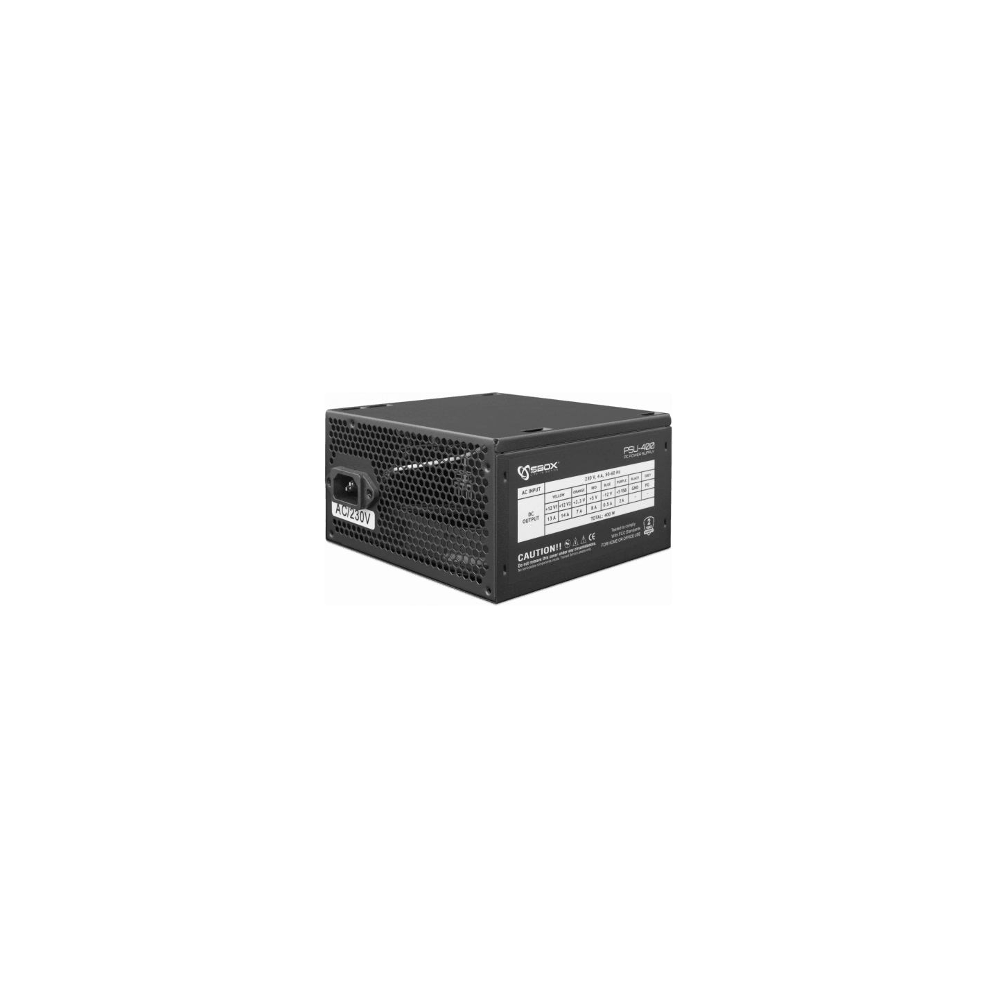 Sbox PSU-400/ATX-400W