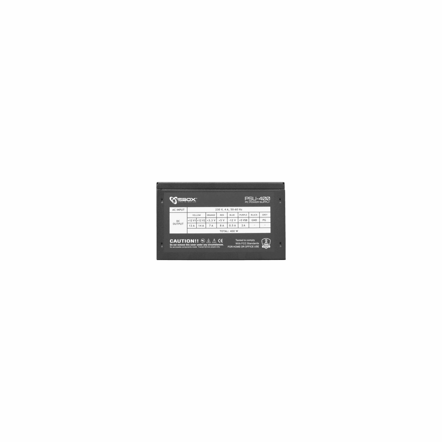 Sbox PSU-400/ATX-400W