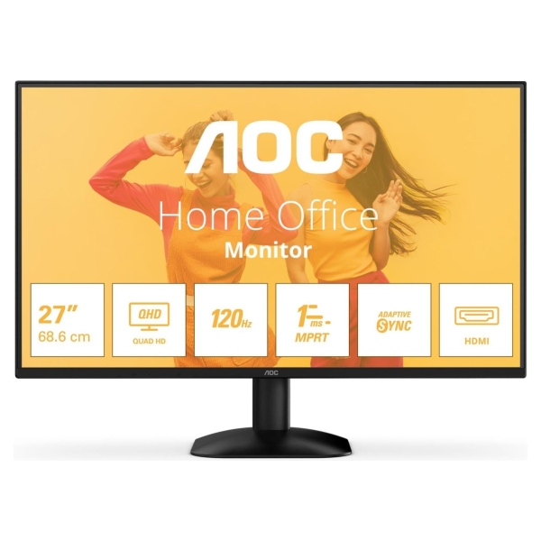 AOC Monitor Q27B35S3 27 inches IPS 120Hz HDMI DP