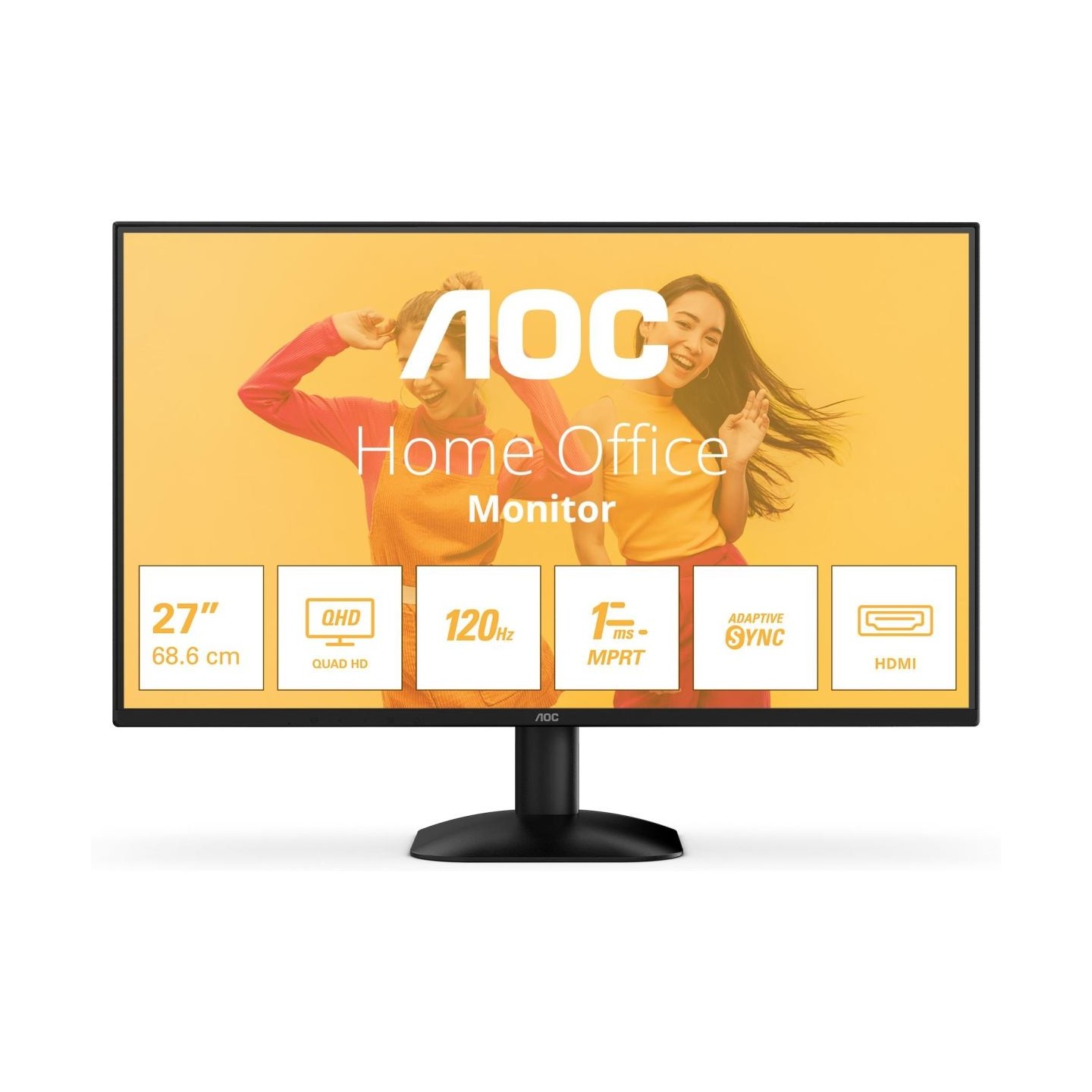 AOC Monitor Q27B35S3 27 inches IPS 120Hz HDMI DP