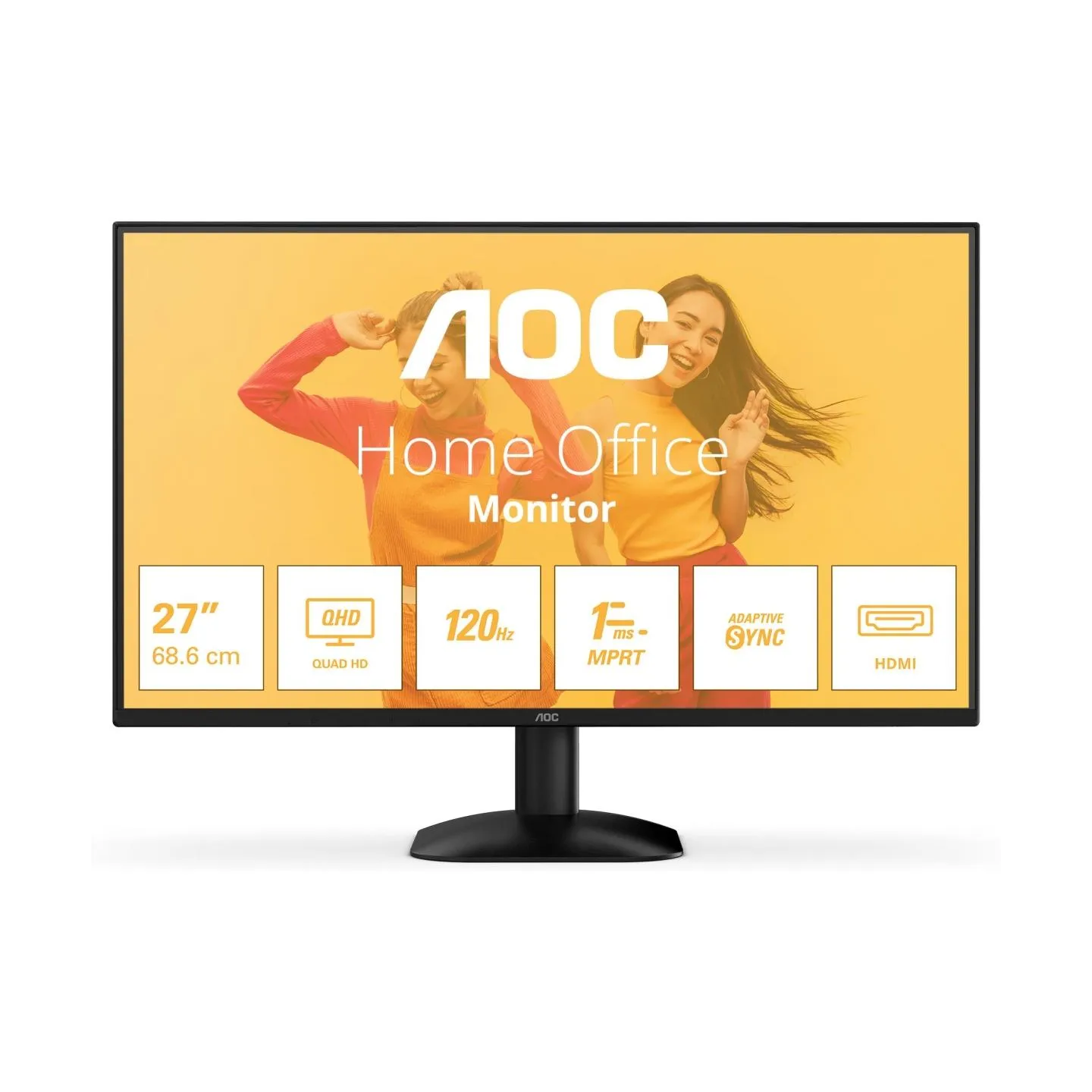 AOC Monitor Q27B35S3 27 inches IPS 120Hz HDMI DP