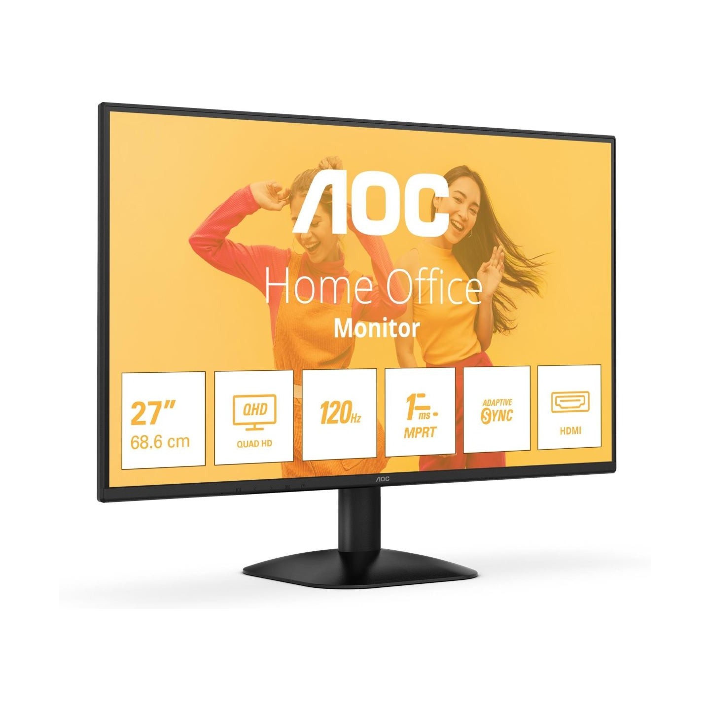 AOC Monitor Q27B35S3 27 inches IPS 120Hz HDMI DP