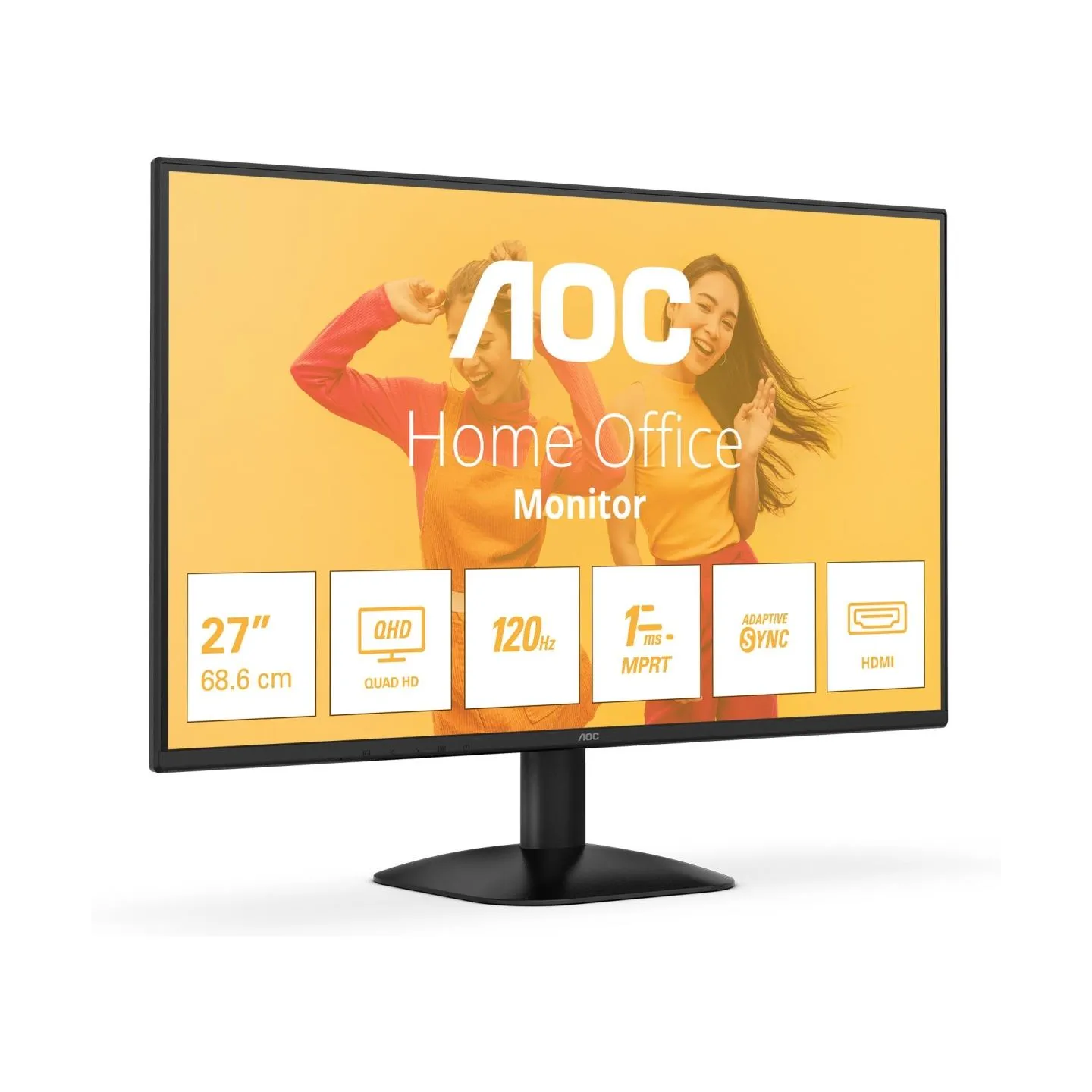 AOC Monitor Q27B35S3 27 inches IPS 120Hz HDMI DP