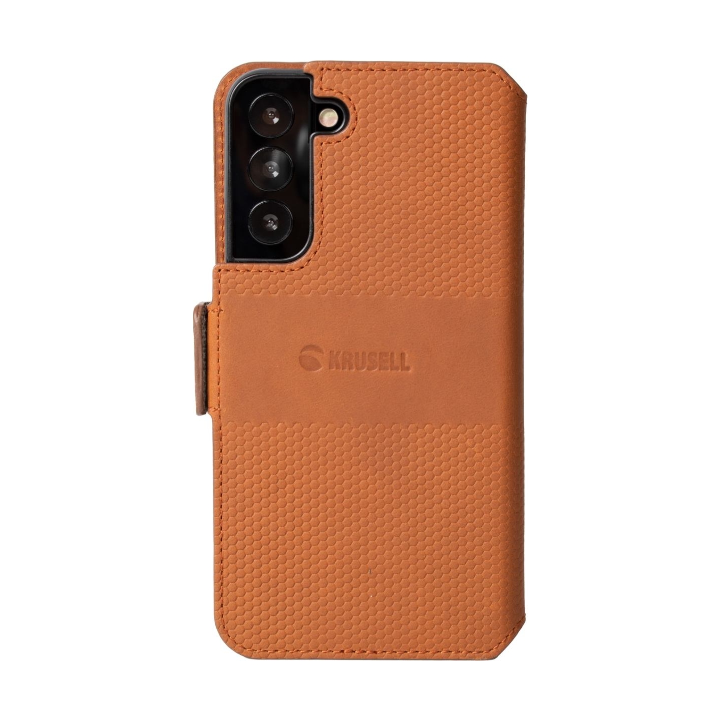 Krusell Leather PhoneWallet Samsung Galaxy S22+ cognac (62468)