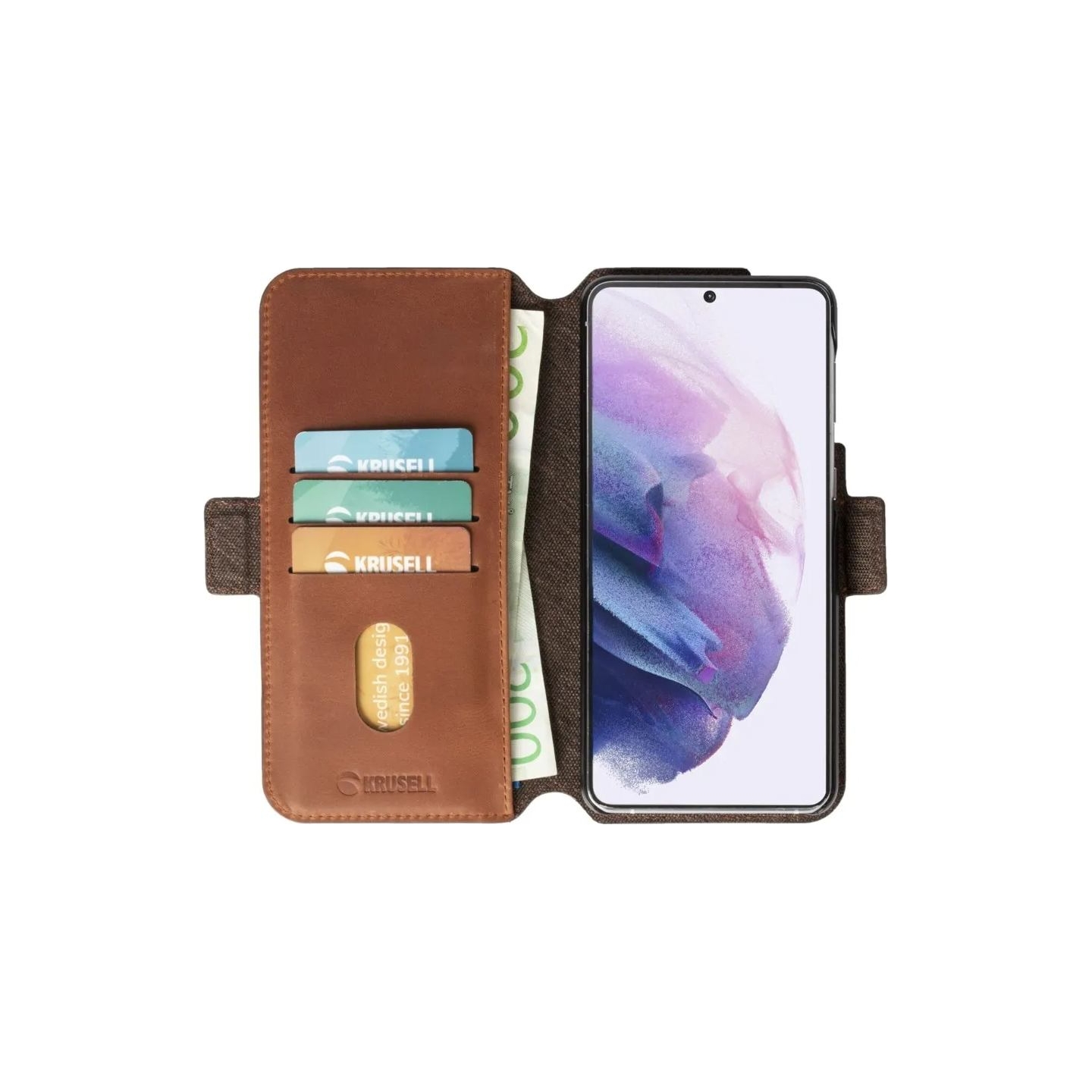 Krusell PhoneWallet Samsung Galaxy S21+ vintage cognac (62270)