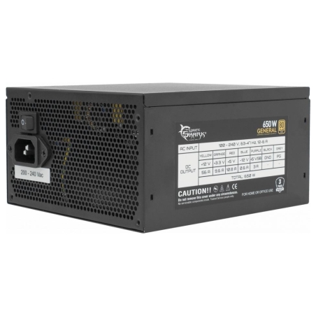 White Shark GPSU-G650M General 650W 80+ GOLD Full Modular