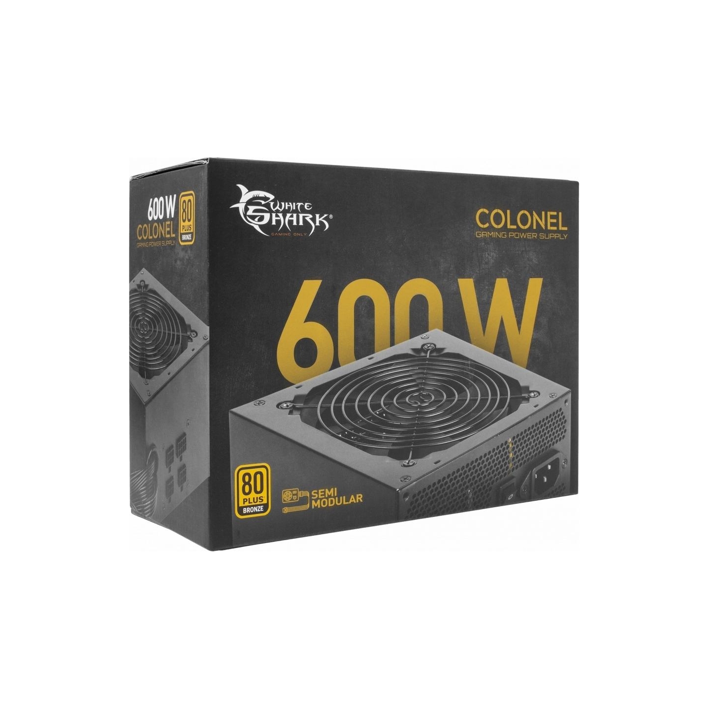 White Shark GPSU-B600S Colonel 600W 80+ Bronze SemiModular