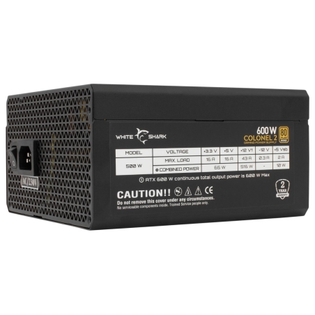 White Shark GPSU-B600S Colonel-2 600W 80+ Bronze FullModular