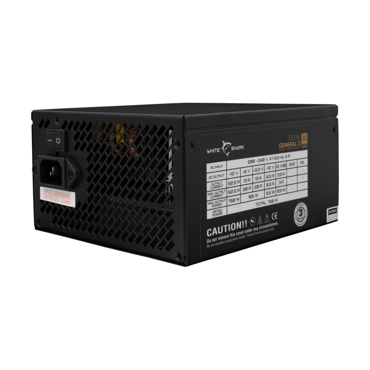 White Shark GPSU-750W General-2 750W 80+ GOLD Full Modular
