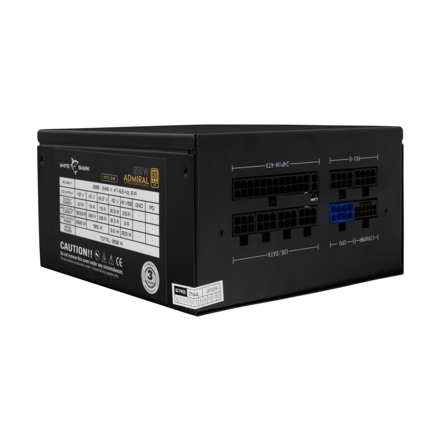 White Shark GPSU-850W Admiral 850W 80+ GOLD Full Modular
