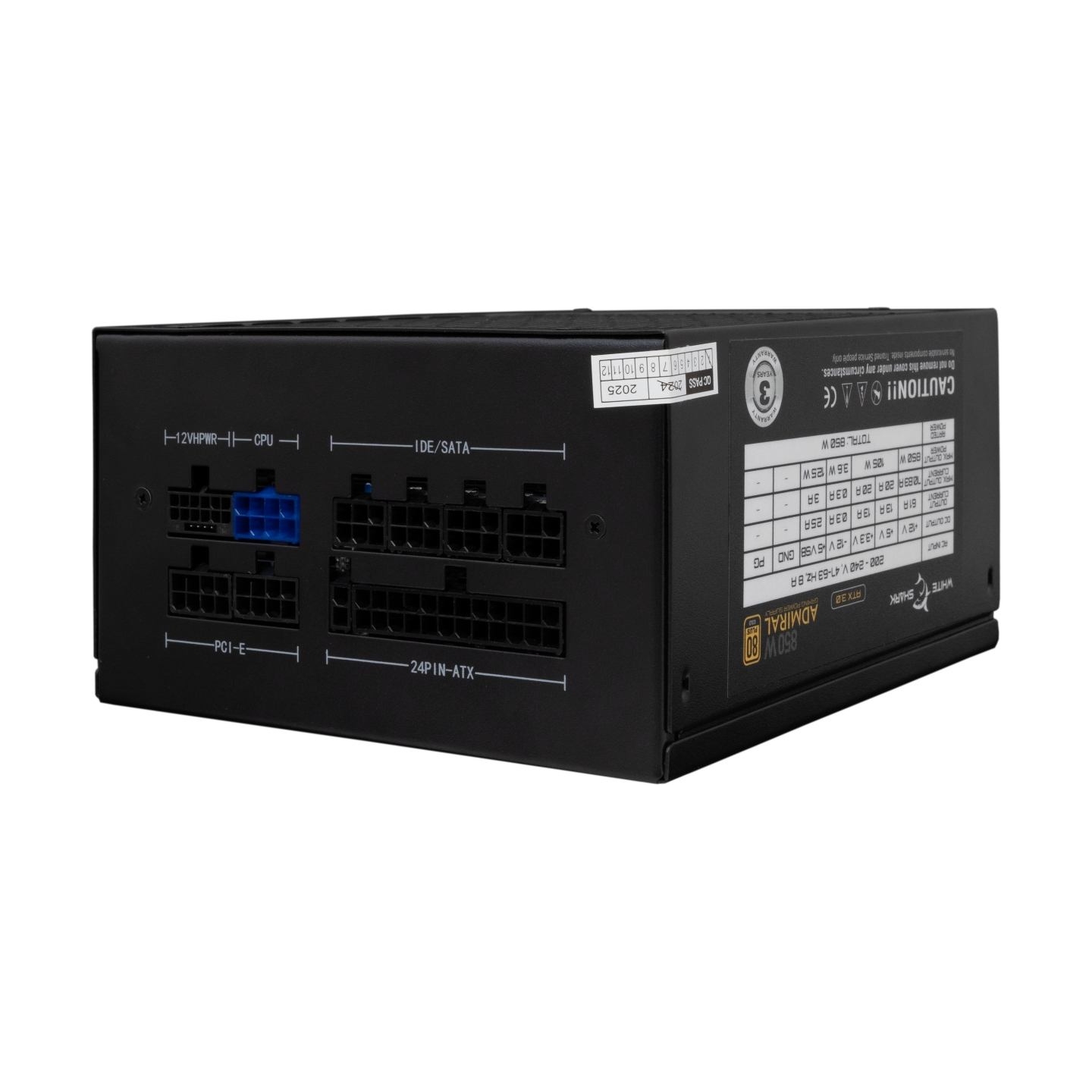 White Shark GPSU-850W Admiral 850W 80+ GOLD Full Modular