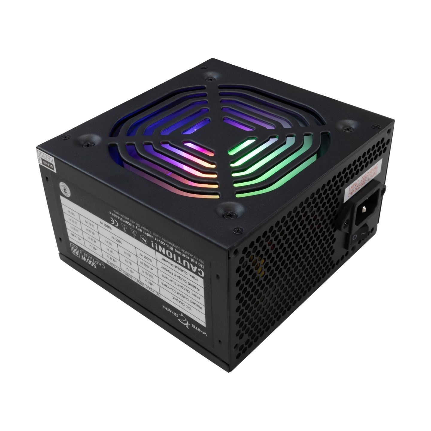 White Shark GPSU-W500F Captain 3  500W 80+ RGB