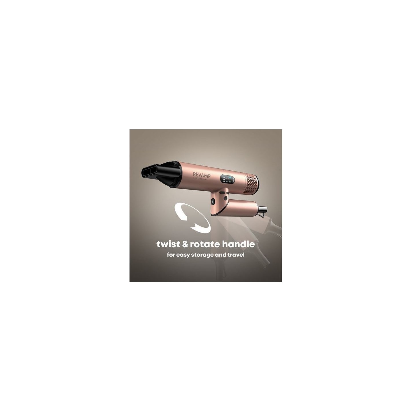 Revamp DR-6400GD-EU Dynamic Radiance x Shine Hair Dryer Gold