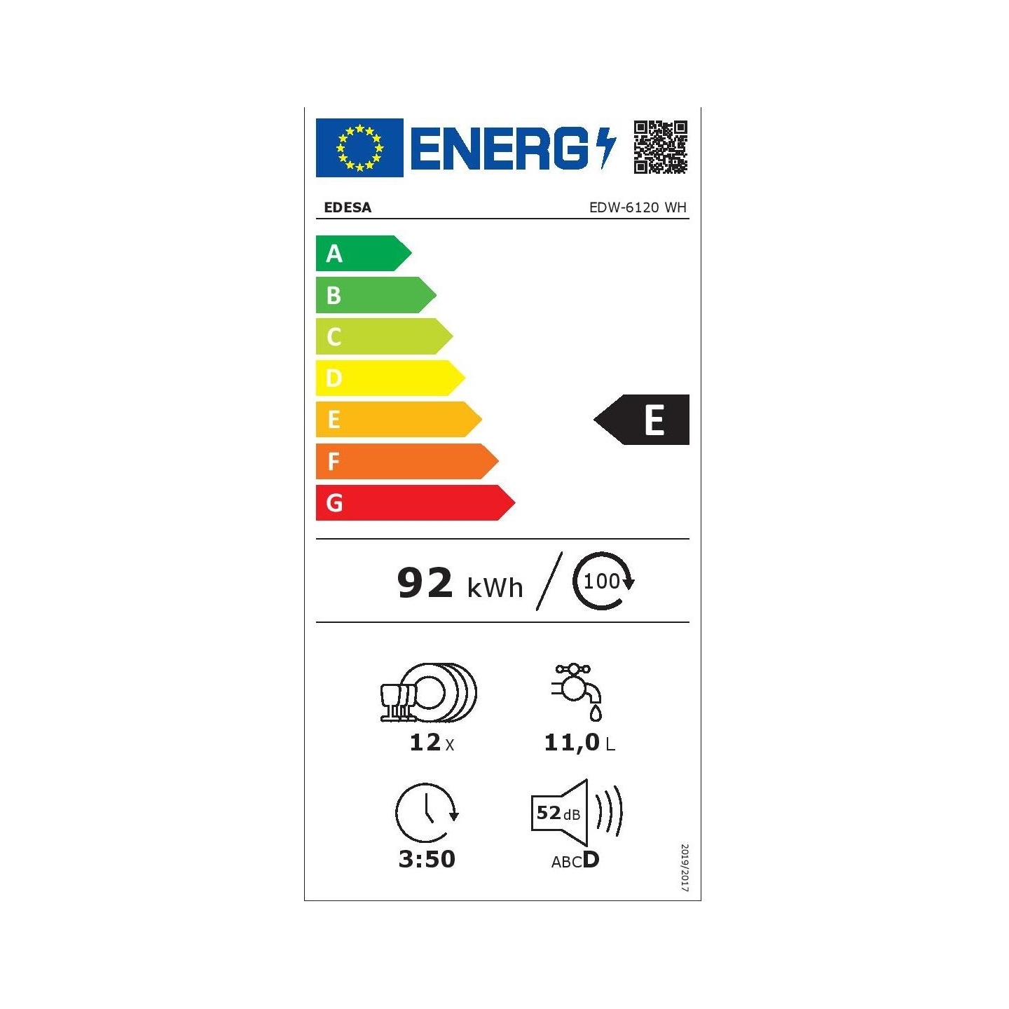 Edesa EDW-6120 WH