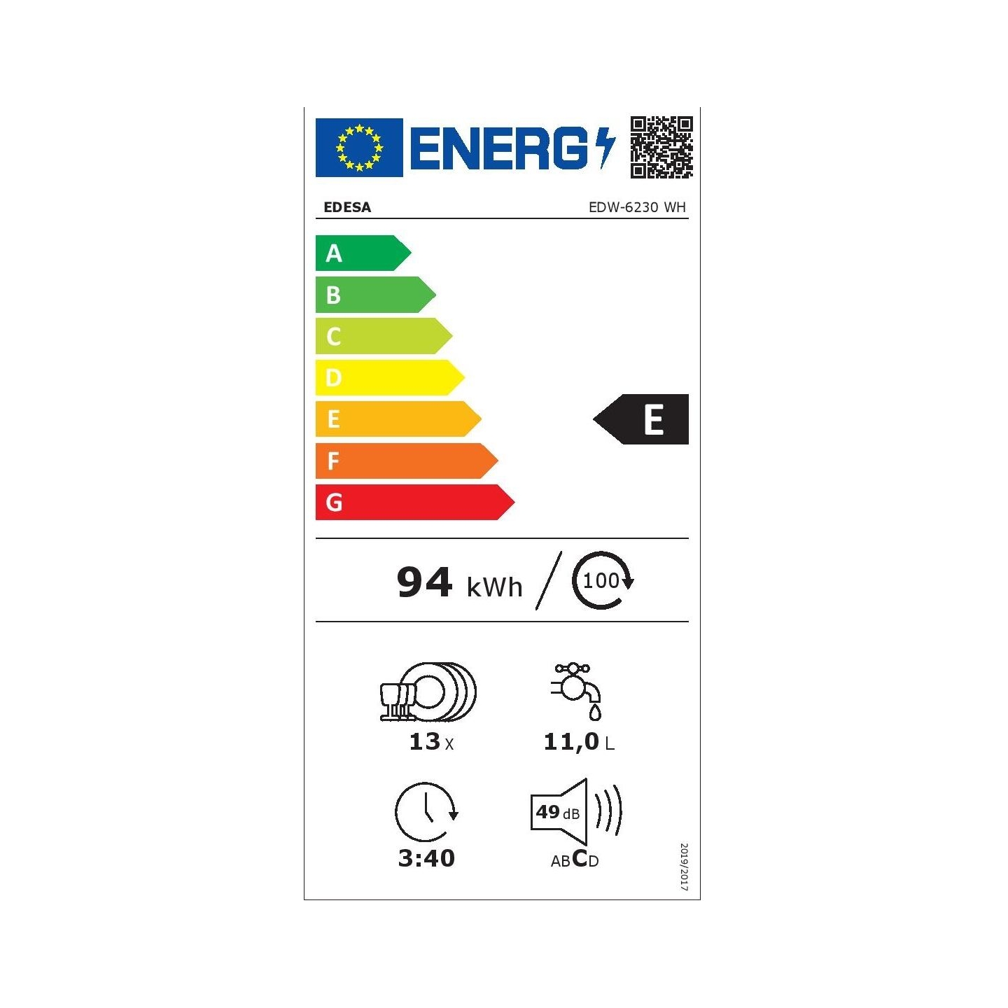 Edesa EDW-6230 WH