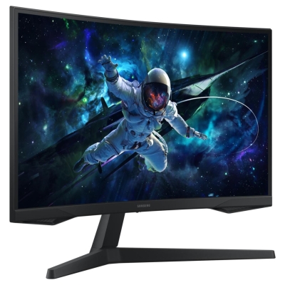 Samsung LCD Monitor|SAMSUNG|27 "|2560 x 1440 pixels|Wide Quad HD|Native aspect ratio 16:9|LED|Curved|LS27CG554EUXEN