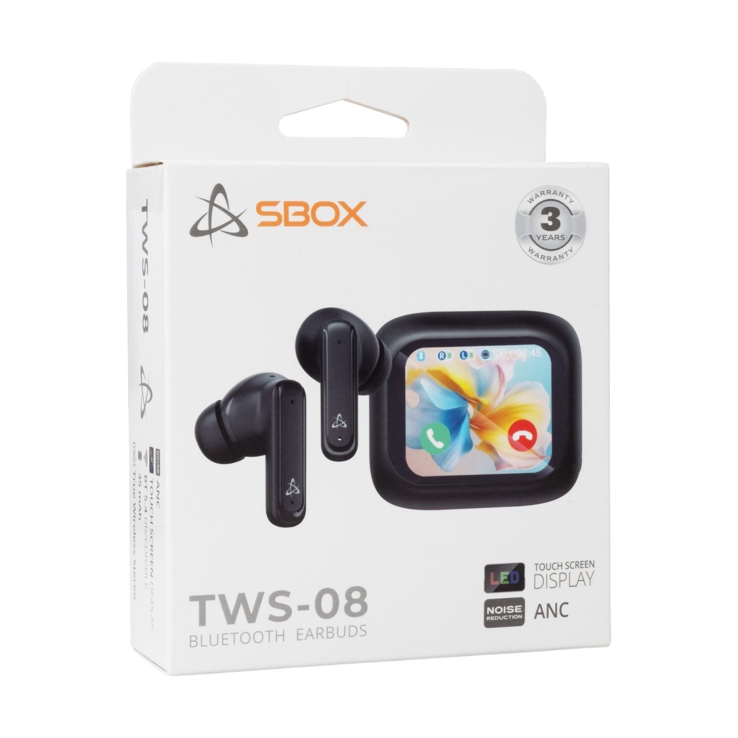 Sbox EB-TWS08-B Touch Screen Display Black