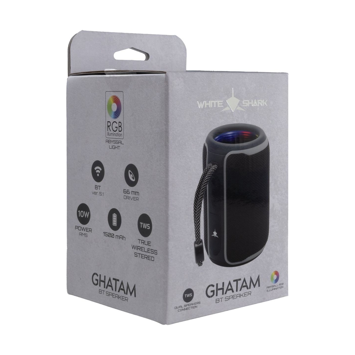 White Shark GBT-3007 Ghatam Black/Grey
