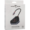 White Shark HEXAGON 6 IN 1 Type-C HUB