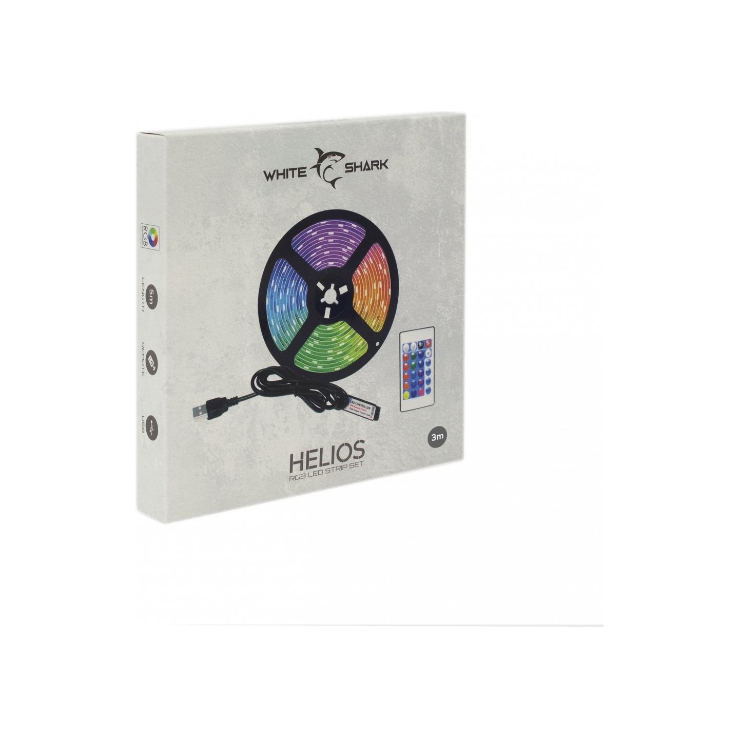 White Shark Helios LED-03  RGB Led StripSet 3m