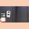 Tellur Smart WiFi Video DoorBell 1080P, Unlock function, Indoor chime, grey