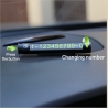 Tellur Temporary Car Parking Card For Two Phone Numbers Metallic Black