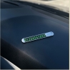 Tellur Temporary Car Parking Phone Number Card Metallic Silver