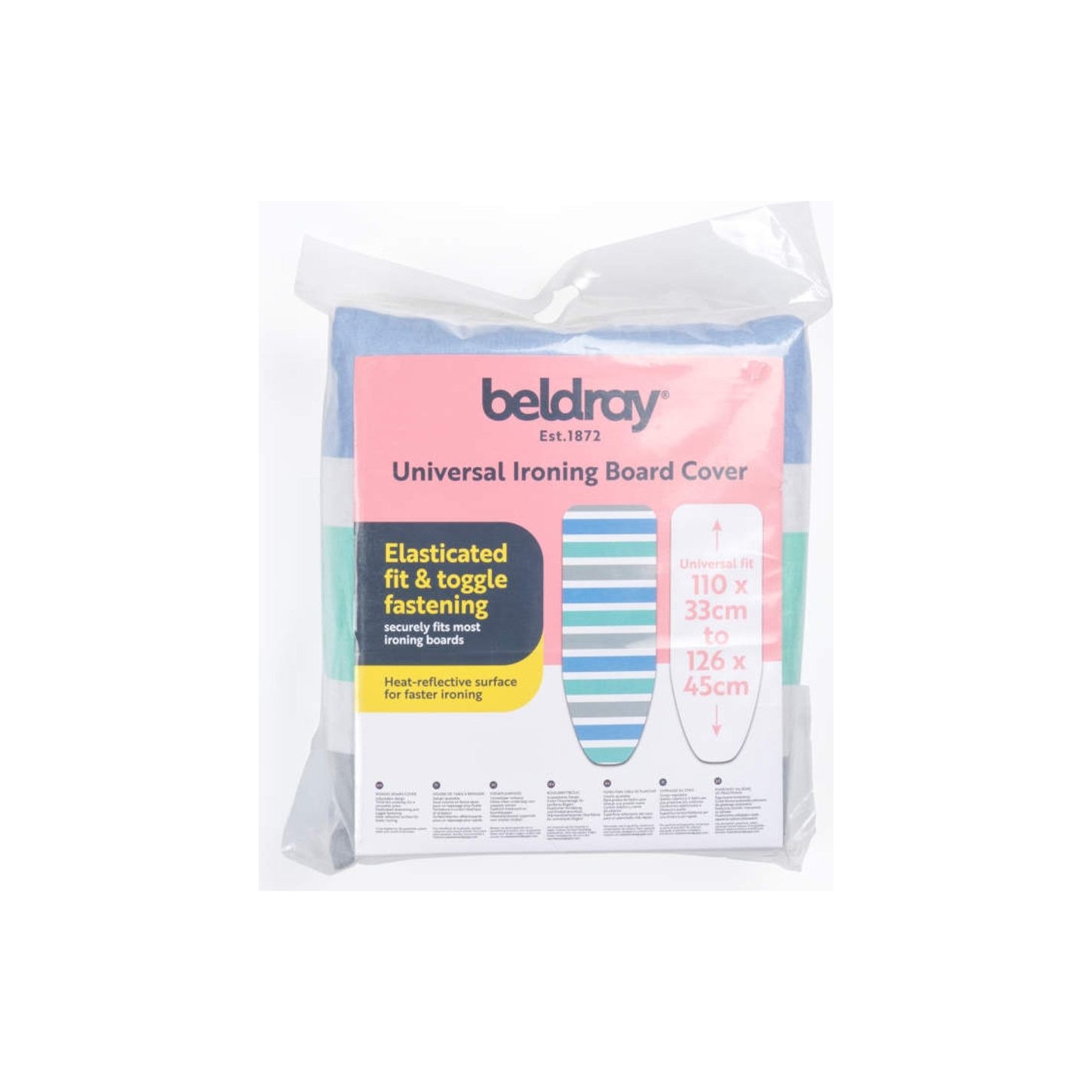 Beldray LA033491FEU7 Universal Ironing Board Cover