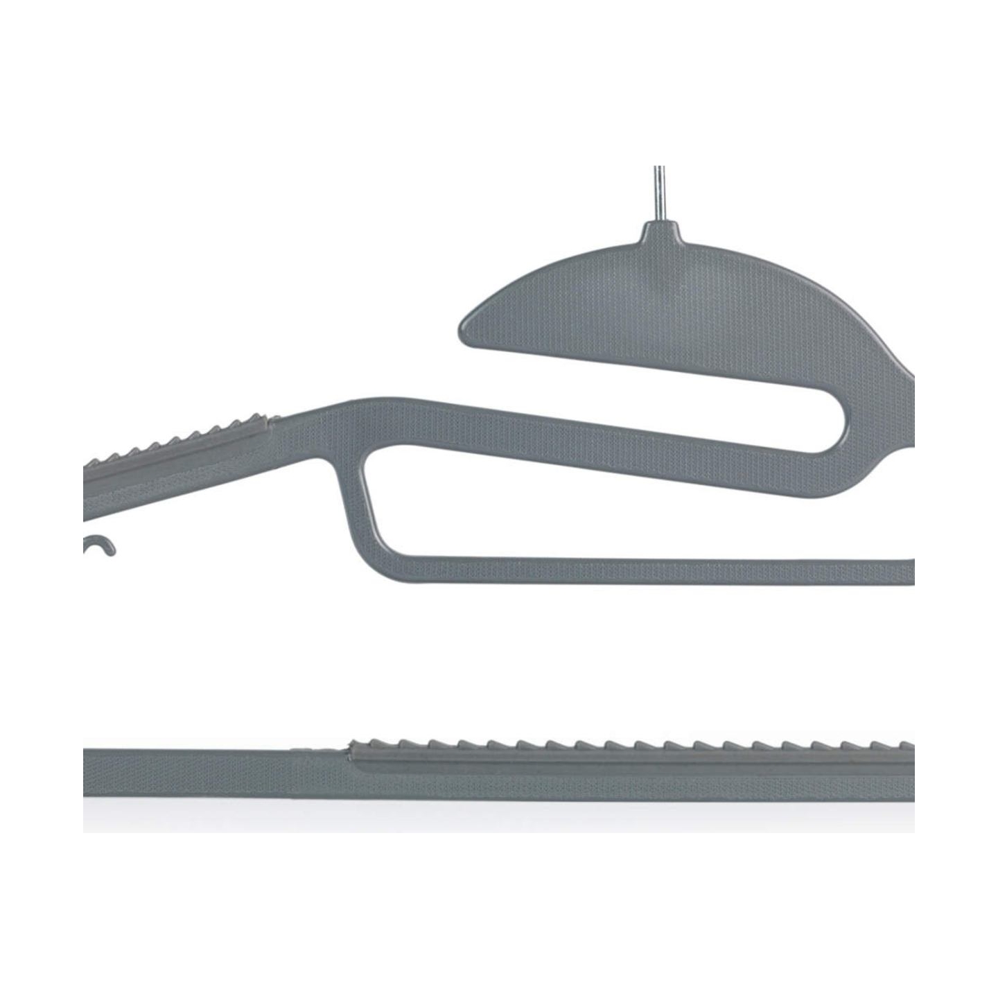 Beldray LA070598GRYFEU7 Grey Slimline Clothes Hangers - 8 Pack