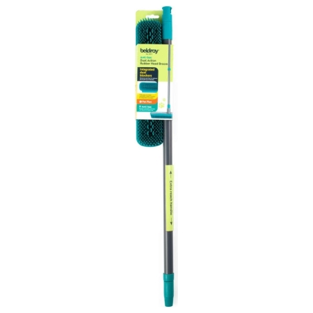 Beldray LA00000011UFEU7  Anti-Bac Dual Action Rubber Head Broom