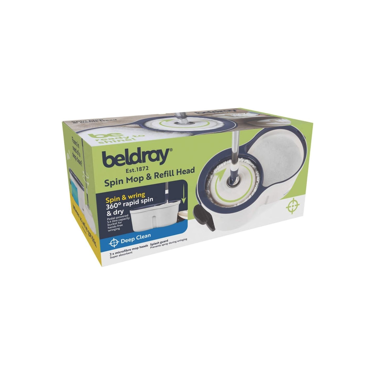Beldray LA00000005EU7 Spin Mop & Refill Head