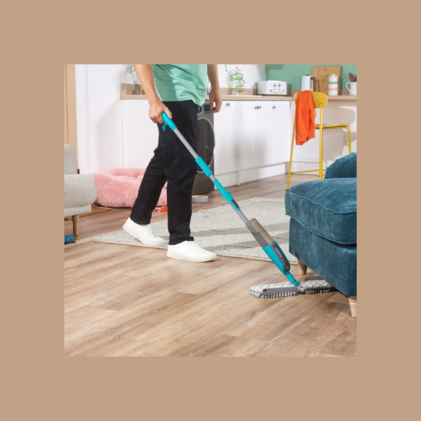 Beldray LA00000036UFEU7 Anti-bac Double-sided Spray Mop