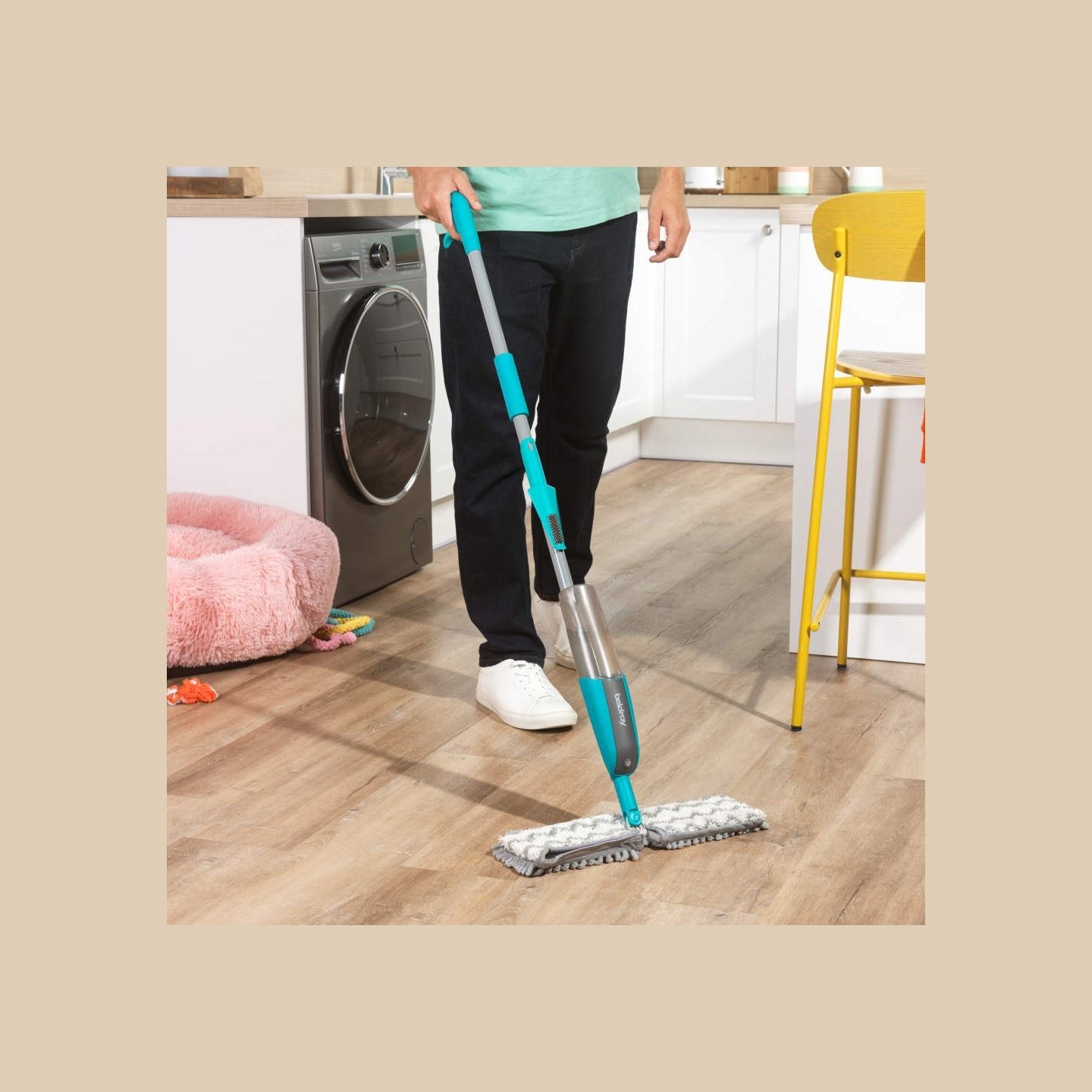 Beldray LA00000036UFEU7 Anti-bac Double-sided Spray Mop