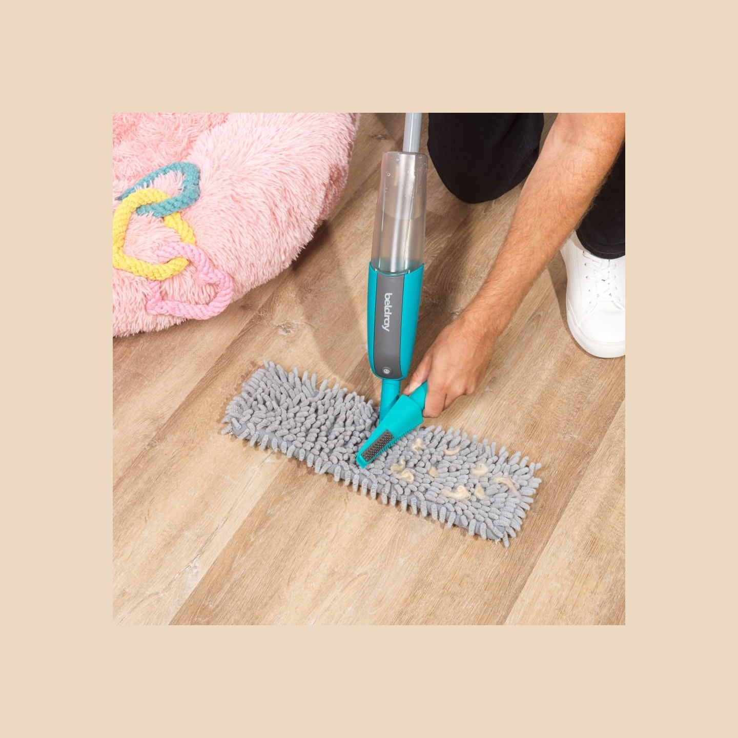 Beldray LA00000036UFEU7 Anti-bac Double-sided Spray Mop