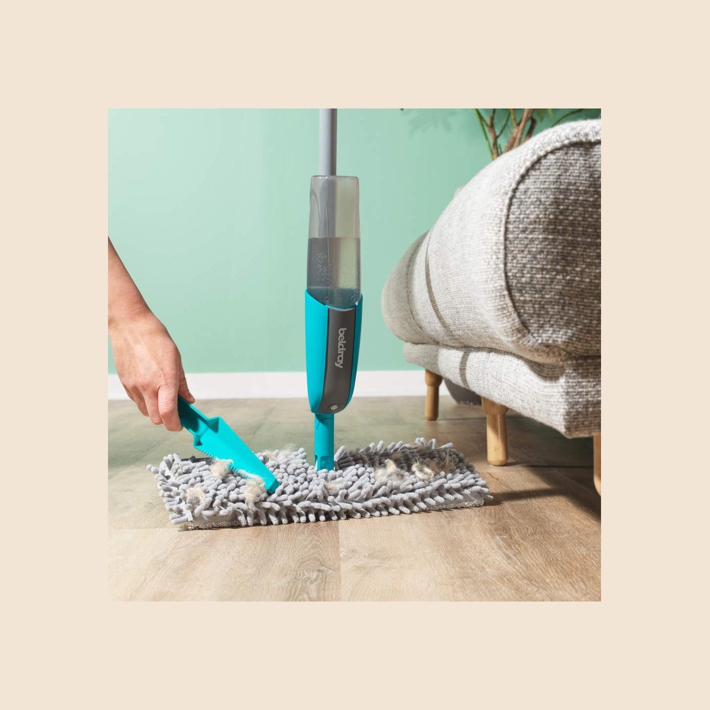 Beldray LA00000036UFEU7 Anti-bac Double-sided Spray Mop