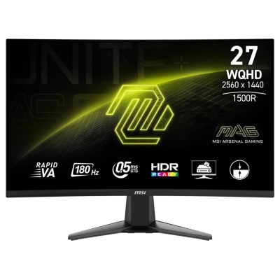 MSI LCD Monitor|MSI|27 "|2560 x 1440 pixels|Quad HD|Native aspect ratio 16:9|LCD|Curved|MAG27CQ6F