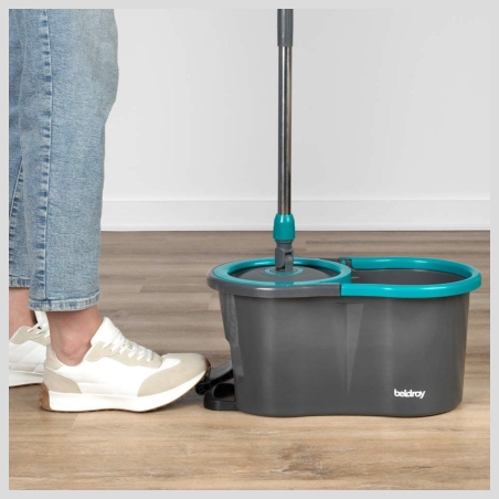 Beldray LA00000186UFEU7 Anti-bac Spin & Wring Mop Set