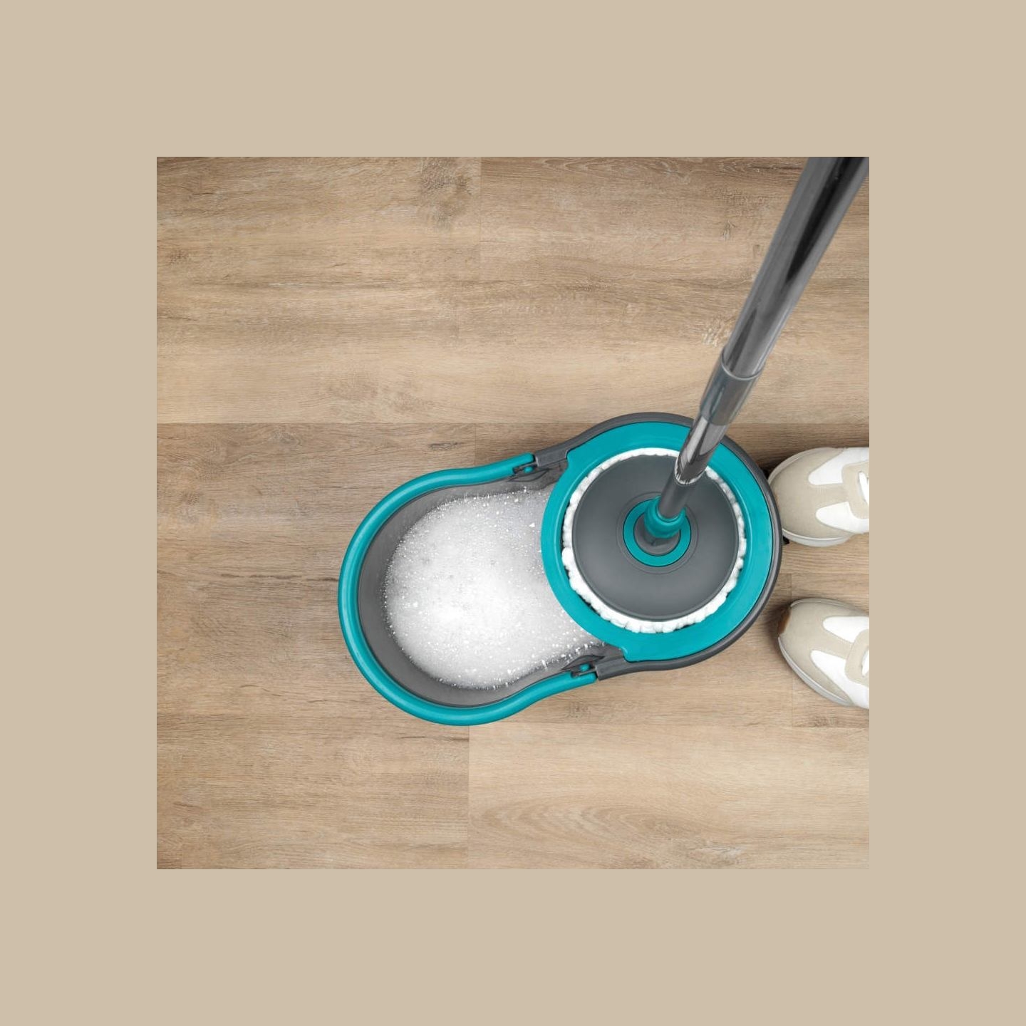 Beldray LA00000186UFEU7 Anti-bac Spin & Wring Mop Set