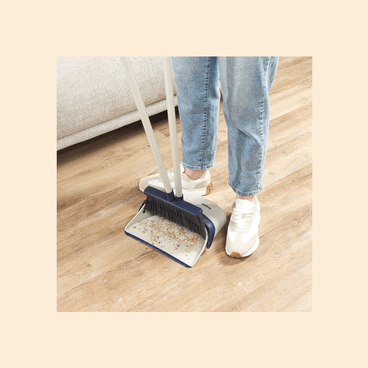 Beldray LA00000165EU7 Long Handled Dustpan & Broom