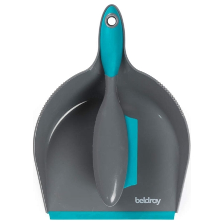 Beldray LA034191UFPEU7 Anti-bac Pet Plus+ Rubber Head Dustpan & Brush Set