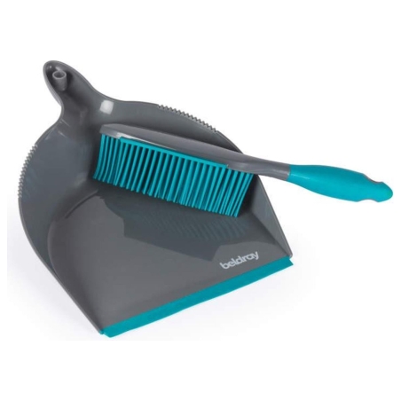 Beldray LA034191UFPEU7 Anti-bac Pet Plus+ Rubber Head Dustpan & Brush Set